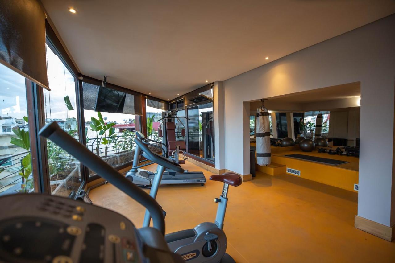 Gray Boutique Hotel Casablanca Bagian luar foto The gym at the hotel